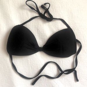 Black Push Up Bikini Top
